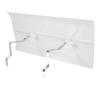 Homoyoyo Déflecteur de Climatiseur Blanc en Plastique pour Bouche D'aération Intérieure, Installation Facile, Réduit la Consommation D'énergie, Protège le Souffle Direct