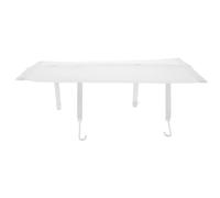 Homoyoyo Déflecteur de Ventilation Centrale Blanc pour Climatisation, Tissu Léger et Fer, pour Bureau et Air Conditionné Plafond, Change la Direction du Vent
