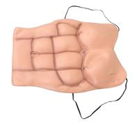 Homoyoyo Déguisement Cosplay Faux Muscles Réalistes pour Homme, Accessoire Poitrine Musclée 3D Léger et Résistant, Costume Humoristique pour Halloween et Fêtes à Thème