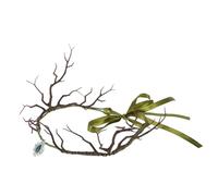 Homoyoyo Diadème De Mariée Étrange Avec Décoration Branches Et Pendentif Bandeau Élégant Pour Événements Spéciaux Prom Et Fête