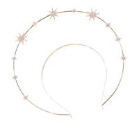 Homoyoyo Diadème Vintage Mary Élégant Couronne Étoile Tête Baroque Femme pour Cosplay Fête et Mariage