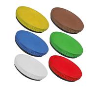 Homoyoyo Diffuseur de Lumière Rond pour Photographie 18 Cm - Abat-Jour Élastique en Nylon 6 Couleurs - pour Flash Photo - Accessoire Studio Photo Polyvalent - Blanc, Jaune, Rouge, Bleu,