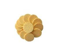 Homoyoyo Disques Démaquillants Ronds 20 Pcs 70×8 Mm en Éponge Cellulose Ultra-douce Exfoliants, Absorbants Sébum et Nettoyants Pores pour Visage, Soin Quotidien Peau Sensible