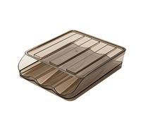 Homoyoyo Distributeur à Œufs Réfrigéré Avec Rangement Automatique Boîte De Stockage Pratique Pour Œufs Organisateur De Cuisine Transparent Capacité Suffisante Facile à Nettoyer