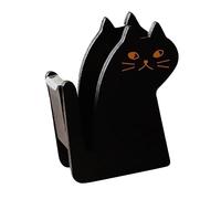 Homoyoyo Distributeur de Ruban Adhésif Bois Vintage Forme de Chat Support Dévidoir Adorable pour Bureau et Décoration Cutter Pratique et Élégant