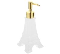 Homoyoyo Distributeur De Savon Tour Eiffel Bouteille De Pompe Décorative pour Salle De Bain Rechargeable avec Tête De Pompe Rustique