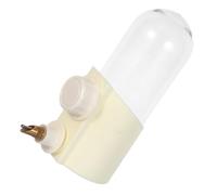 Homoyoyo Distributeur d'eau Automatique pour Oiseaux en Plastique Bec en Cuivre Allongé Réglage du Débit Anti-Fuite Silencieux Abreuvoir Suspendu pour Cages Oiseaux Perruches et