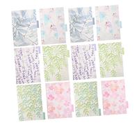 Homoyoyo Diviseurs D'index Pp Transparents 6 Trous A5 A6, Onglets Colorés Pour Organisation Et Classement, Intercalaires Pratiques Pour Classeurs Et Agendas