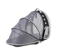 Homoyoyo Dos Transport Extensible pour Chat avec Coque Résistante Légère Respirant et Confortable Adapté Aux Voyages Extérieur