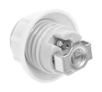 Homoyoyo Douille En Céramique E14 à Visser Pour Ampoule, Support De Lampe Standard En Porcelaine, Compatible Lustre, Pièces Détachées Solide, Rénovation Éclairage Maison,