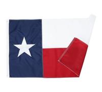 Homoyoyo Drapeau D’État du Texas 90X150 CM Brodé en Polyester Résistant Grand Drapeau Décoratif Extérieur et Intérieur pour Jardin Fêtes et Célébrations Bannière Américaine Vibrante