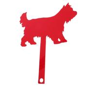 Homoyoyo Drapeau de Boîte Aux Lettres Acrylique avec Décorations de Sapin de Noël et Chien de Ski Remplacement pour Drapeau de Boîte Décoration Festive pour Jardin et Extérieur