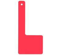 Homoyoyo Drapeau pour Boîte aux Lettres Extérieur en Acrylique Solide, Grand Modèle Rotation Fluide, Signal D’alarme Postal Rouge, Accessoire de Remplacement pour Boîtes aux Lettres