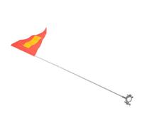 Homoyoyo Drapeau Visibilité Réfléchissant Vélo Sécurité de pour Garçon avec Mât Réglable Tissu Orange Haute et Filles en pour Sorties Fréquentes en Extérieur