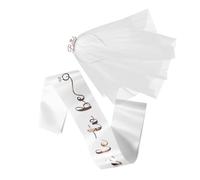 Homoyoyo Écharpe et Voile Future Mariée Rose Doré Accessoire Mariage pour Enterrement Jeune Fille Décoration Élégante et Confortable pour Fête Prénuptiale