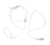 Homoyoyo Écouteur Tubulaire Acoustique Blanc sans Radiation pour Radio Bidirectionnelle, Casque Audio à Conduit d'air, Oreillette Isolation Phonique, Usage Professionnel et Sécurité