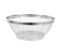 Homoyoyo Égouttoir en Acier Inoxydable 22 Petits Trous, Panier à Légumes et Riz, Capacité Grosse, Base Stable Antidérapante, Passoire Ménagère Polyvalente pour Laver Fruits, Pâtes