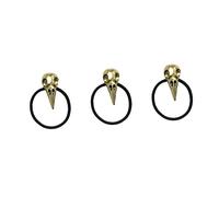 Homoyoyo Élastique à Cheveux Punk 3D En Pour Halloween - Accessoire Tendance De 5 x 2-5 x 0 3 Cm