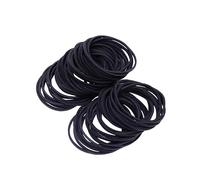 Homoyoyo Élastiques à Cheveux Caoutchouc Élastique pour Adultes et Garçon Fille Bandes de Queue de Cheval Noires Super Durables et Résistantes