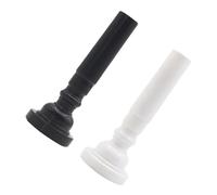 Homoyoyo Embouchures de Trompette en Abs Alimentaire 2 Pièces Surface Lisse, Remplacement Facile pour Trompette Instrument de Musique Couleur Aléatoire