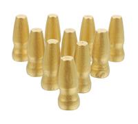 Homoyoyo Embouts de Mât de Drapeau à Main en Bois 50 Pièces, Décorations Remplaçables pour Sommet de Drapeau, Accessoires pour Drapeaux de Conférence et Usage Touristique Extérieur