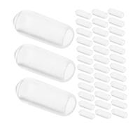 Homoyoyo Embouts de Serrage-tête en Caoutchouc 200 Pcs, Diamètre Intérieur 2,5 Mm, Transparents, Protection Antidérapante pour Bandeaux, Accessoires Cheveux Universels, Usage Quotidien