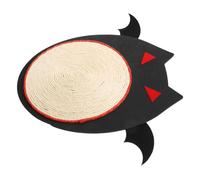 Homoyoyo en Sisal Naturel avec Design De Chauve-Souris - Tapis De Protection Idéal pour Griffer Et Amuser Votre Félin Pendant Les Fêtes