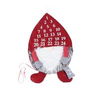 Homoyoyo En Tissu Gnome Feutre - Décoration Murale De Noël Avec Poches - Compte Pour Intérieur Chapeau Rouge Et Design