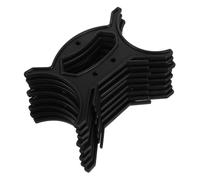 Homoyoyo Enrouleur de Corde Noir Moyen avec Poignée Lot de 8 Organiseur Multifonction pour Guirlandes Lumineuses de Noël et Câbles Électriques Rangement Pratique pour Maison et Bureau