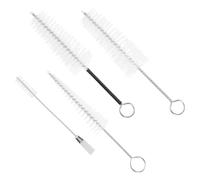 Homoyoyo Ensemble 4 Brosses Nettoyage Saxophone et Clarinette, Brosse Nylon Multi-usages pour Rosace, Trou de Flûte, Embouchure - Kit Entretien Instruments à Vent, Léger et Solide, Usage