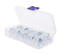 Homoyoyo Ensemble de 10 Poids Métalliques à Crochet 20g Chacun, Fer Chromé Solide, Mini-poids de Laboratoire pour Expériences de Physique et Travaux Pédagogiques, Outil Précis et Compact