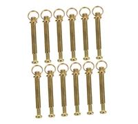 Homoyoyo Ensemble De 12 Kit de Rivets et Écrous Métalliques pour de Ventilateur Pliant Fixations Durables pour Réparation et Décoration de Ventilateurs Portables
