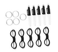 Homoyoyo Ensemble de 15 Ciseaux Pliants et Marqueurs d'Infirmière Miniatures Ciseaux de Sécurité Pratique Bureau et Design Ergonomique et Antidérapant pour Infirmières et Étudiants