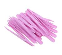Homoyoyo Ensemble de 20 Pinces à Épiler Pointues en Plastique Violet pour Garçon et Filles Outils D’Apprentissage Montessori pour Activités Manuelles Motricité Fine et Création de Bijoux