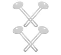 Homoyoyo Ensemble de 4 Presses-tubes Métalliques Ovales Trous, Presse-pigments Manuel Compact pour Tubes de Peinture à L’huile, Aquarelle et Acrylique, Outil D’art Portable pour