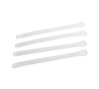 Homoyoyo Ensemble De 4 Sangle de Fixation de Snowboard Réglable 9, 7 | Pvc Blanc, Installation sans Outil et Serrage Main, Pression Uniforme pour Boards et Accessoires