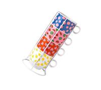 Homoyoyo Ensemble de 4 Tasses à Café Empilables en Céramique 200 Ml Support en Fer Poignée Ergonomique Maison et Bureau Tasse en Céramique Empilable pour Thé et Boissons Chaudes