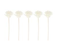 Homoyoyo Ensemble de 5 Set de Bâtons Diffuseurs Rotin Naturel Parfum Chrysanthème Recharges Aromatiques pour Diffuseur Huile Ambiance Sticks de Diffusion pour Maison et Voiture