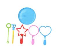 Homoyoyo Ensemble de 6 Baguettes à Bulles Colorées, Matériau Flexible et Résistant, Tailles Variées pour Bulles Géantes et Petites, D'extérieur pour Garçon et Filles et Couleur Aléatoire