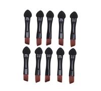 Homoyoyo Ensemble De Pinceaux De Maquillage 20 Pièces Avec Éponge Double Face - Pinceaux Estompeurs Confortables En Noir - Idéal Pour Types De Peau Et Application Précise Du Maquillage