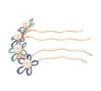 Homoyoyo Épingle à Cheveux Mariage Peigne à Cheveux Chic Accessoire Élégant pour Demoiselles Honneur et Mariée Décoration Raffinée pour Chignons et Formelles Bleu