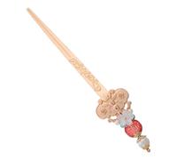 Homoyoyo Épingles à Cheveux Chinoises Brodées à La Main Taille Moyenne Avec Nœud Rouge Pour Coiffures Traditionnelles Hanfu Et Robe Chinoise Accessoires Pour Chignon Féminin Usage Cérémonial