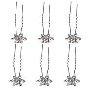 Homoyoyo Épingles à Cheveux de Neige en Cristal Lot de 12 Accessoires Élégants pour Coiffure Pince à Cheveux pour Mariée Design Chic et Lumineux pour Mariages et Fêtes