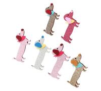 Homoyoyo Épingles à Cheveux Décoratives en Feutrine Couleur Aléatoire Lot de 6 Forme Cartoon, Maintien des Poils pour Chiens Vie Quotidienne et Grands Événements