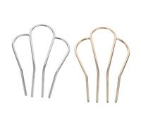Homoyoyo Épingles à Cheveux Vintage En Métal Lot De 2 Pièces Taille Moyenne Épingles Fourchettes Doré Et Argenté Pour Femmes Coiffures Rétro Mariage Fête Accessoires Cheveux
