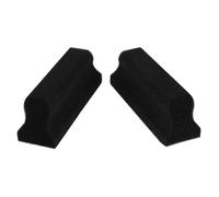 Homoyoyo Éponge à Cheveux Et Nettoyant Pour Poils De Barbe Pour Lavabo 2 Pièces Taille Moyenne Douce Et Absorbante Usage Salon De Coiffure Et Personnel Nettoyant De Coupe De Cheveux Noir