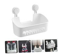 Homoyoyo Étagère de Murale à Ventouse Sans Perçage Rangement Salle de Bain Organisateur Adhésif pour Shampooing et Gel Installation Facile et Gain de Place