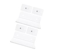 Homoyoyo Étagère Flottante Adhésive en Acrylique Transparent - 2 Pièces - Support Murale pour Haut Parleur Et Décoration Installation sans Perçage Design Moderne Et Élégant
