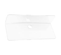 Homoyoyo Étagère Flottante Murale en Acrylique Transparent L Support de Rangement sans Perçage pour Cosmétiques Cuisine Étagère Multifonctionnelle Taille L pour Chambre et Salle de Bain