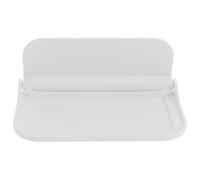 Homoyoyo Étagère Murale Pliable en Hips et PP, Support Mural Petite Blanche Rangement pour Brosse à Dents et Dentifrice, Organisateur Suspendu pour Salle de Bain